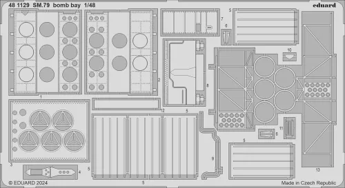 Eduard Accessories SM.79  EDU - komplett feljavító csomag (BIG ED)