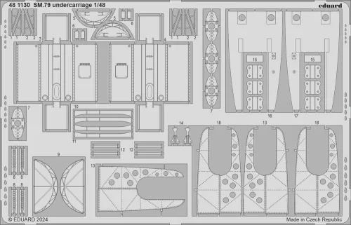 Eduard Accessories SM.79  EDU - komplett feljavító csomag (BIG ED)