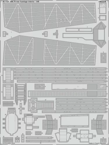 Eduard Accessories SM.79  EDU - komplett feljavító csomag (BIG ED)