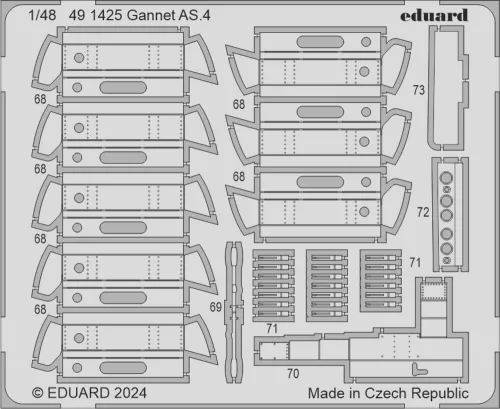 Eduard Accessories Gannet AS.4  AIRFIX - komplett feljavító csomag (BIG ED)