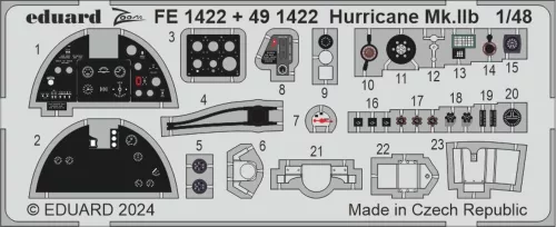Eduard Accessories Hurricane Mk.IIb  ARMA HOBBY - komplett feljavító csomag (BIG ED)