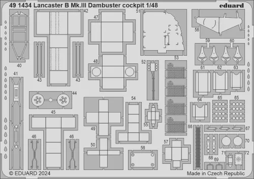 Eduard Accessories Lancaster B Mk.III Dambuster PART I - komplett feljavító csomag (BIG ED)