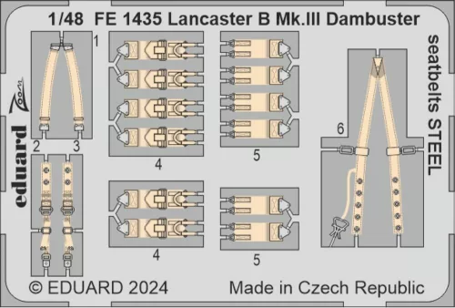 Eduard Accessories Lancaster B Mk.III Dambuster PART I - komplett feljavító csomag (BIG ED)