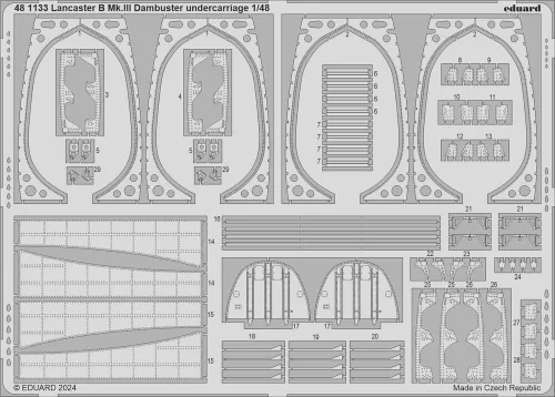 Eduard Accessories Lancaster B Mk.III Dambuster PART II - komplett feljavító csomag (BIG ED)