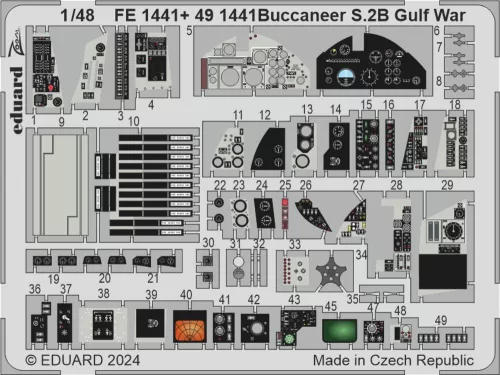 Eduard Accessories Buccaneer S.2B Gulf War 1/48 - komplett feljavító csomag (BIG ED)