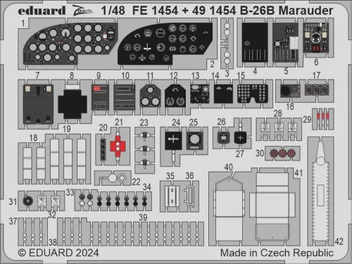 Eduard Accessories B-26B Marauder PART I  ICM - komplett feljavító csomag (BIG ED)