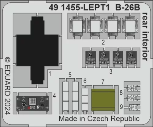 Eduard Accessories B-26B Marauder PART II  ICM - komplett feljavító csomag (BIG ED)