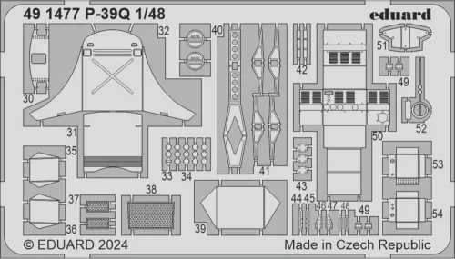 Eduard Accessories P-39Q   ARMA HOBBY - komplett feljavító csomag (BIG ED)