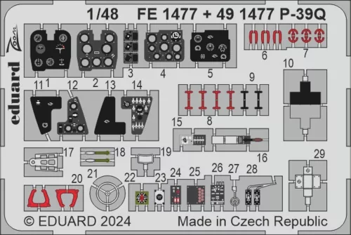 Eduard Accessories P-39Q   ARMA HOBBY - komplett feljavító csomag (BIG ED)