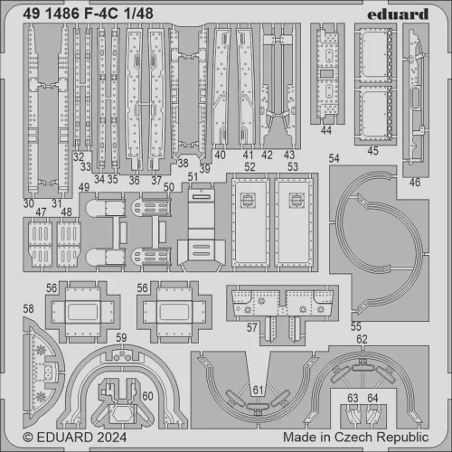 Eduard Accessories F-4C   HOBBY 2000 / ACADEMY - komplett feljavító csomag (BIG ED)
