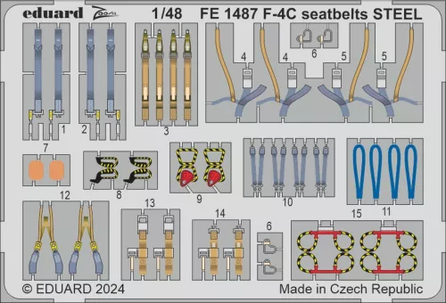 Eduard Accessories F-4C   HOBBY 2000 / ACADEMY - komplett feljavító csomag (BIG ED)