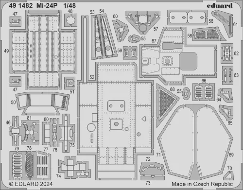 Eduard Accessories Mi-24P  TRUMPETER - komplett feljavító csomag (BIG ED)