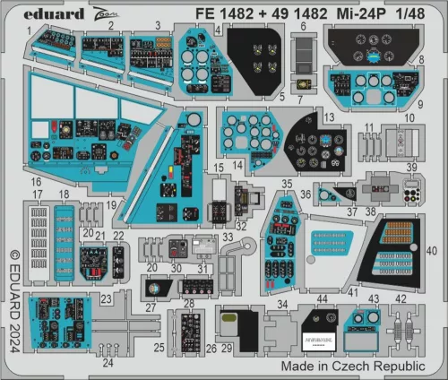 Eduard Accessories Mi-24P  TRUMPETER - komplett feljavító csomag (BIG ED)