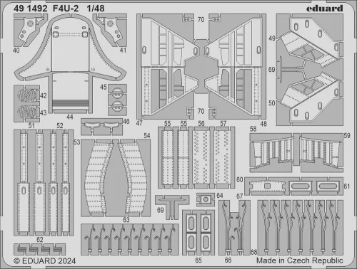 Eduard Accessories F4U-2  HOBBY BOSS - komplett feljavító csomag (BIG ED)