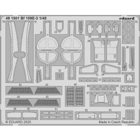   Eduard Accessories Bf 109E-3  HOBBY BOSS - komplett feljavító csomag (BIG ED)