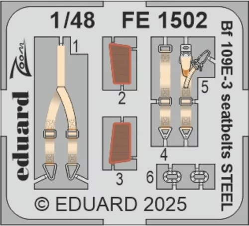 Eduard Accessories Bf 109E-3  HOBBY BOSS - komplett feljavító csomag (BIG ED)