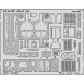   Eduard Accessories Bf 109E-4/7 for Tamiya - komplett feljavító csomag (BIG ED)
