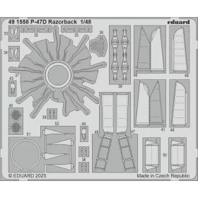   Eduard Accessories P-47D Razorback for Miniart - komplett feljavító csomag (BIG ED)