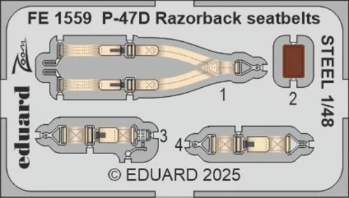 Eduard Accessories P-47D Razorback for Miniart - komplett feljavító csomag (BIG ED)