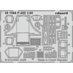   Eduard Accessories P-400 for Arma Hobby - komplett feljavító csomag (BIG ED)