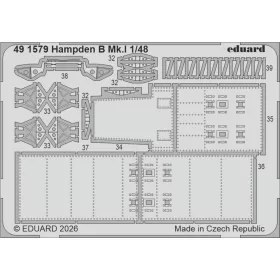   Eduard Accessories Hampden B Mk.I 1/48 for ICM - komplett feljavító csomag (BIG ED)