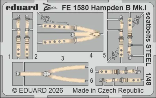 Eduard Accessories Hampden B Mk.I 1/48 for ICM - komplett feljavító csomag (BIG ED)