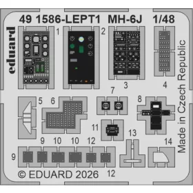   Eduard Accessories MH-6J for ICM - komplett feljavító csomag (BIG ED)