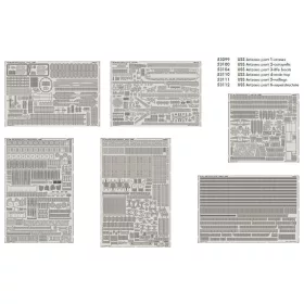   Eduard Accessories USS ARIZONA 1/200 -Part I. for Trumpeter - USS ARIZONA -Part I. – komplett feljavító csomag (BIG ED)