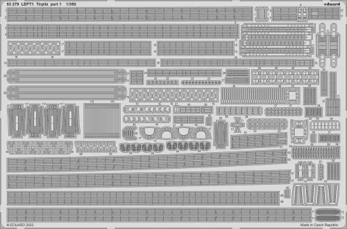 Eduard Accessories Tirpitz 1/350 - komplett feljavító csomag (BIG ED)
