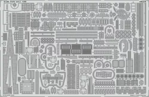 Eduard Accessories Tirpitz 1/350 - komplett feljavító csomag (BIG ED)