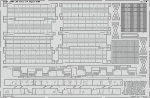 Eduard Accessories USS Nimitz CVN-68 PART I 1/350 - komplett feljavító csomag (BIG ED)