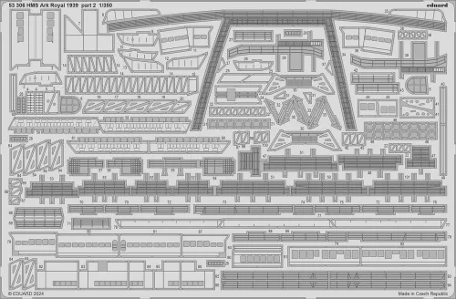 Eduard Accessories HMS Ark Royal 1939 - komplett feljavító csomag (BIG ED)