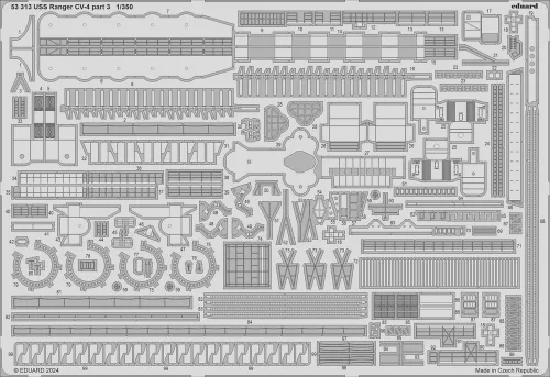 Eduard Accessories USS Ranger CV-4  0 - komplett feljavító csomag (BIG ED)