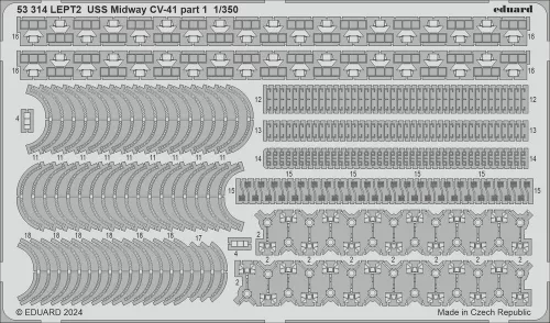 Eduard Accessories USS Midway CV-41  TRUMPETER - komplett feljavító csomag (BIG ED)