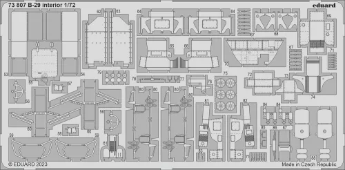 Eduard Accessories B-29  1/72 - komplett feljavító csomag (BIG ED)