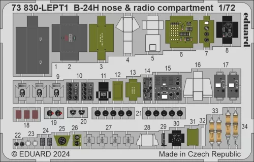 Eduard Accessories B-24H - komplett feljavító csomag (BIG ED)