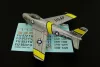 Brengun F-86F SABRE 335th FIS decal - matricakészlet