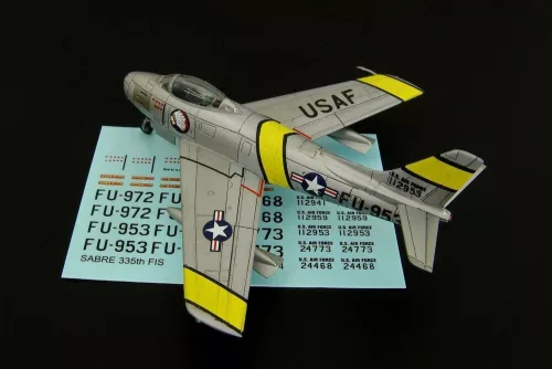 Brengun F-86F SABRE 335th FIS decal - matricakészlet