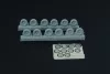 Brengun F4U Corsair - F6F Hellcat wheels (five types) - F6F Hellcat – 5 változatú kerékkészlet