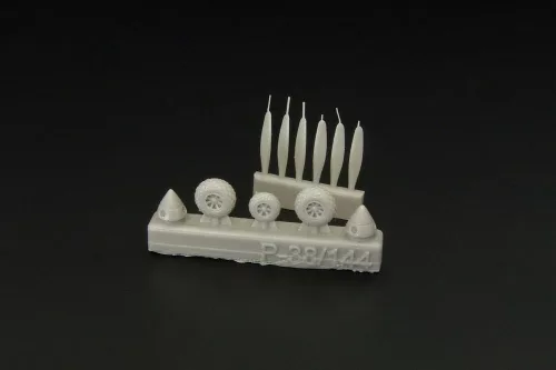 Brengun P-38 Wheels -proppelers (Fujimi kit) - kerekek és légcsavarok