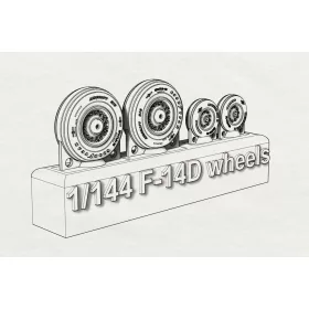 Brengun F-14D wheels - kerékkészlet