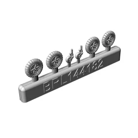   Brengun Messerschmitt Bf-109 A-F wheels set (2 sets) - kerékkészlet
