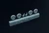 Brengun Messerschmitt Bf-109 A-F wheels set (2 sets) - kerékkészlet
