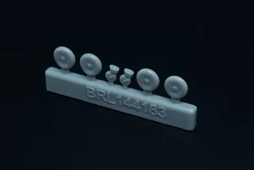 Brengun Messerschmitt Bf-109 G wheels set (2 sets) - kerékkészlet