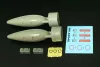 Brengun US 75 gal drop tank (2pcs) - amerikai 75 gal póttartályok – 2 db