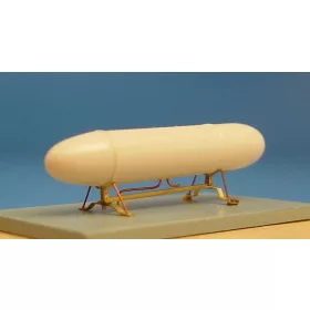   Brengun British 50gal fuel tank w-rack - brit 50 gal üzemanyag-póttartályok felfüggesztővel