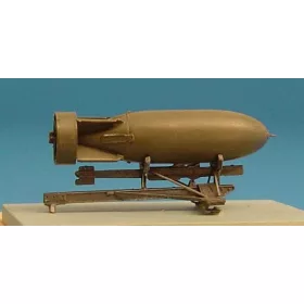   Brengun Bomb rack for Spitfire  - british 500lb bomb - bombafelfüggesztő brit 500 fontos bombához