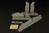 Brengun Beaufighter Mk IV -X control surfaces (TAMIYA) - kormányfelületek