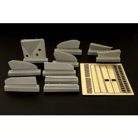   Brengun F2A Buffalo controls and flaps - kormányfelületek és fékszárnyak