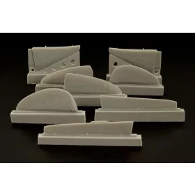   Brengun MiG 3 control surfaces (ICM and ALANGER kit) - kormányfelületek, ICM / Alanger maketthez